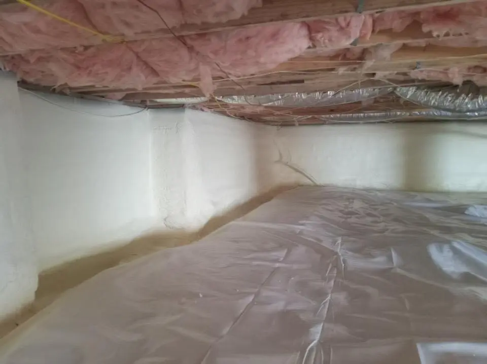 Crawl space encapsulation with closed-cell spray foam for Roof Maintenance in Alice